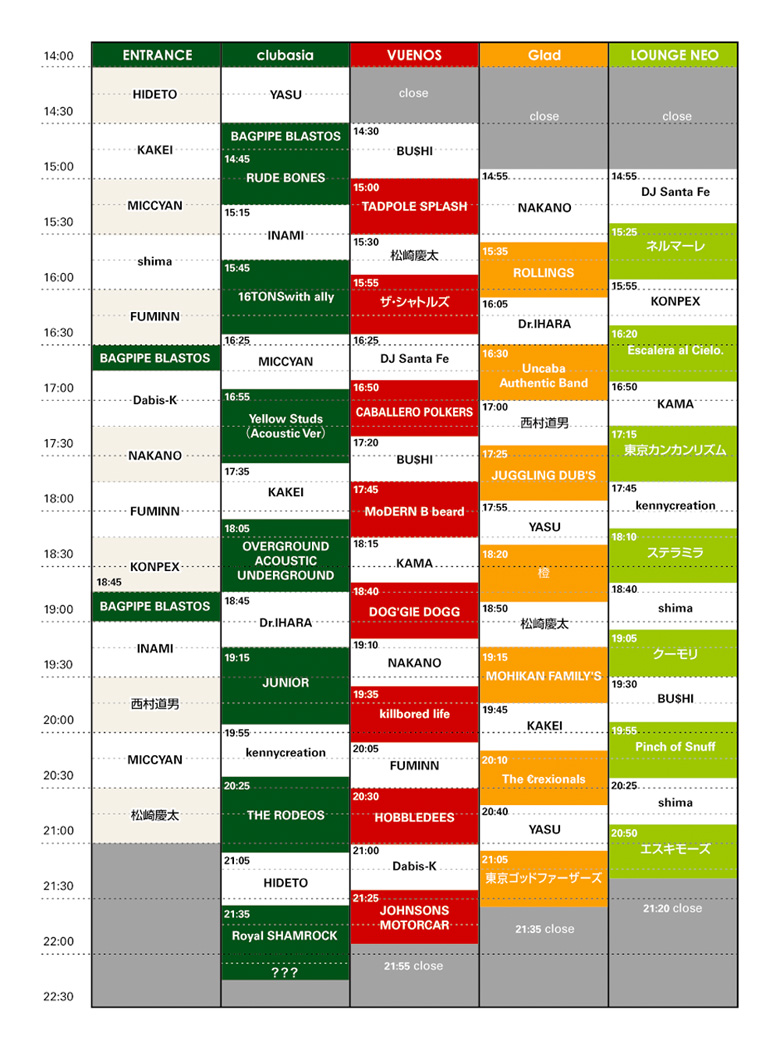 timetable